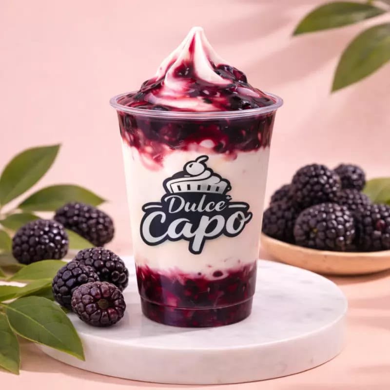 Sundae de mora Dulce Capo